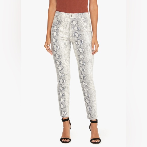 Joe’s High Rise Cigarette Snake Print Jeans - Picture 1 of 6
